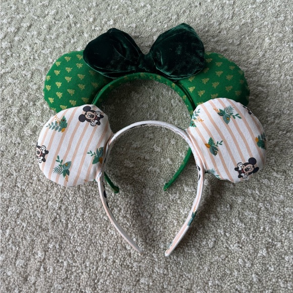 Set of TWO handmade Minnie ears Disney headbands - Picture 2 of 7